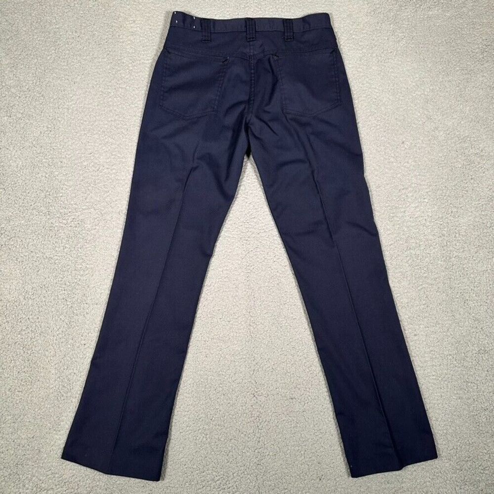 Unitog Pants Mens 30x29 Blue Vintage Canvas Union Made Casual Preppy Workwear - Picture 10 of 10